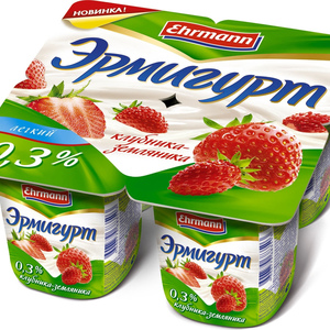 Эрмигурт 0,3% 115г клубника-земляника \24