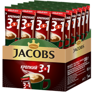 Кофе Якобс 3в1 Крепкий 12гр \24