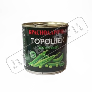 Горошек зел.Краснодарочка 400гр ж/б ключ ГОСТ \12