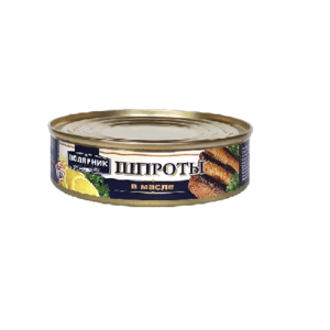 Шпроты в масле 240гр \48 Полярник