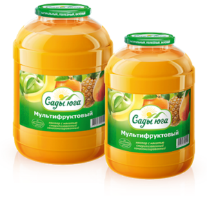 Сок 2л Сады юга мультифруктовый \4