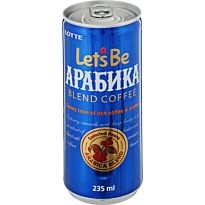 Кофе Летс Би Arabica 235мл ж/б \30