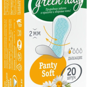 Прокладки Грин Дэй ежедневные Panty Soft 20шт